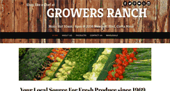 Desktop Screenshot of growersranch.com